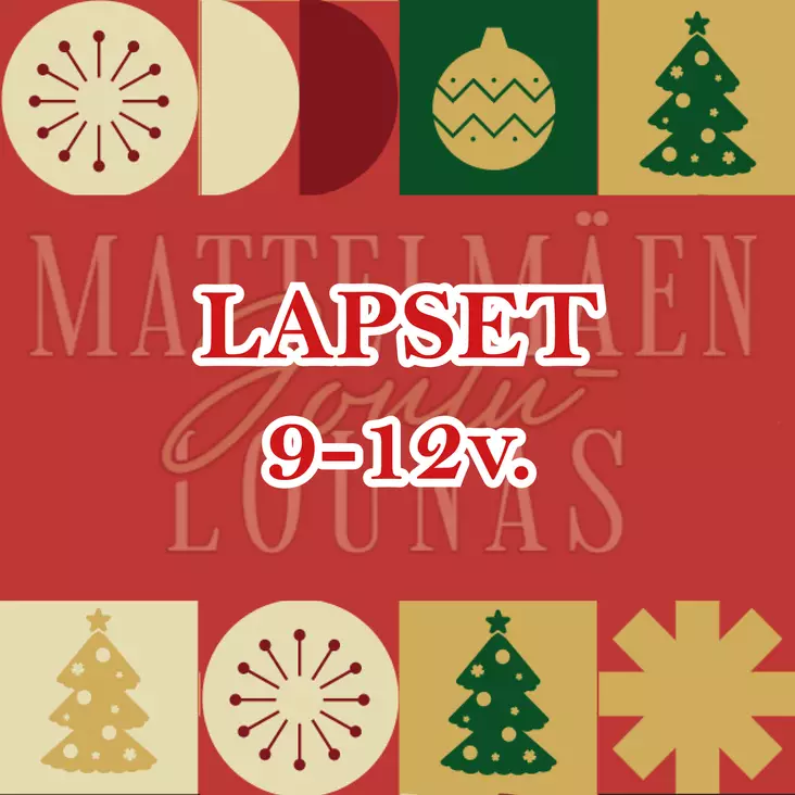 JOULUBUFFA LAPSI 9-12v - BRUNSSIT MATTELMÄEN KARTANO - 130015136-4 - 1