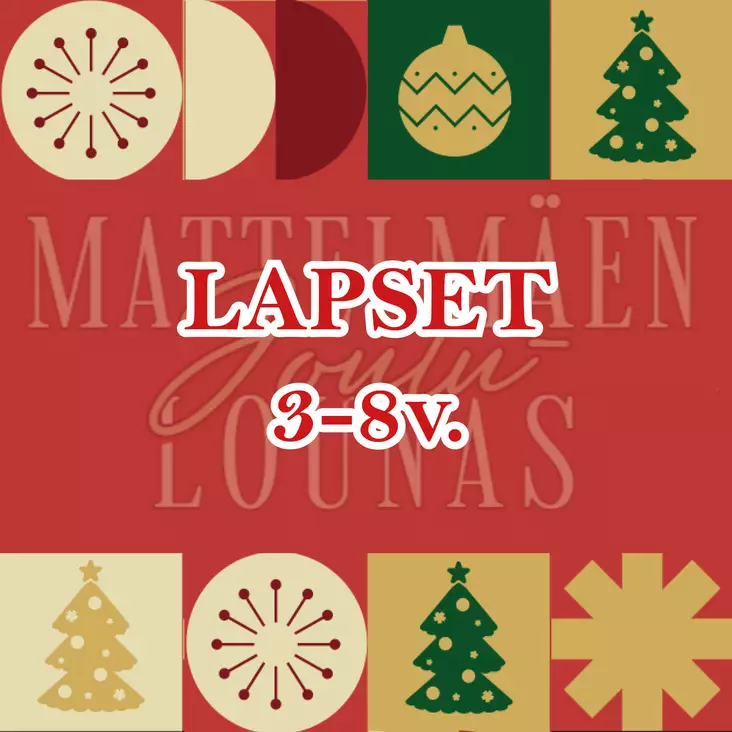 JOULUBUFFA LAPSI 3-8v - BRUNSSIT MATTELMÄEN KARTANO - 130015136-5 - 1